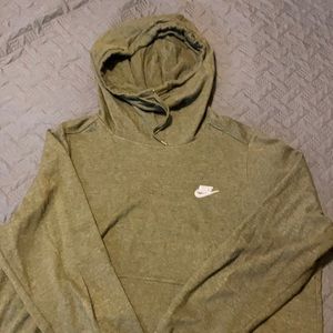 Forest green women’s Nike hoodie